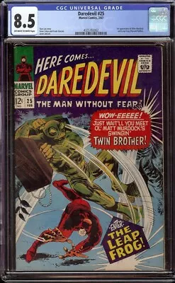 Buy Daredevil # 25 CGC 8.5 OW/W (Marvel, 1967) 1st Appearance Mike Murdock • 120.64£