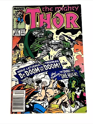 Buy MARVEL COMICS: THE MIGHTY THOR ISSUE #410 (Dr. Doom, She-Hulk, Etc.) NEWSSTAND! • 3£
