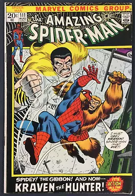 Buy Amazing Spider-man #111, VF- 7.5, National Diamond Insert; Kraven And The Gibbon • 67.20£