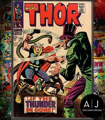 Buy Thor #146 Vg+ 4.5 Marvel Lee Kirby 1967 • 11.47£