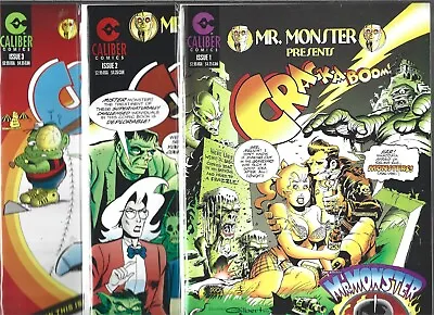 Buy Mr. Monster Presents Crack-a-boom #1-#3 Set (nm-) Caliber Comics Horror • 15.90£