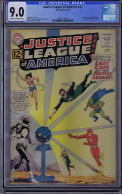 Buy Justice League Of America #12 DC 1962 ORIGIN/1st DOCTOR LIGHT CGC 9.0 (VF/NMINT) • 635.48£