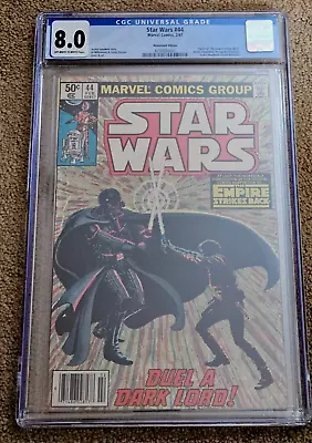 Buy Star Wars #44 CGC 8.0 OW/W Pages Newsstand • 36.19£