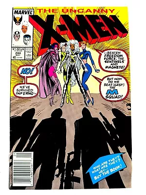 Buy Marvel UNCANNY X-MEN (1989) #244 NEWSSTAND Key 1st JUBILEE App FN/VF Ships FREE! • 33.57£