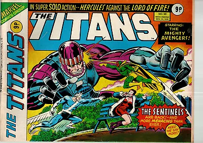 Buy The Titans 58 November 1976 Marvel Comics UK 9p • 0.99£