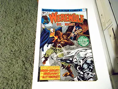 Buy Werewolf By Night #37 - Marvel 1976 Bronze Age 9p Moench Perlin Moon Knight VFN • 29.95£