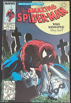 Buy Marvel AMAZING SPIDER-MAN #308 Direct (Nov 1988) Todd McFarlane David Michelinie • 39.52£