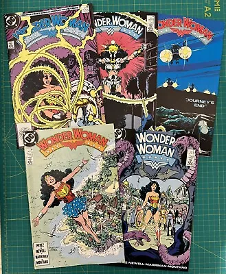 Buy Wonder Woman Issues 33 34 35 36 37 George Perez DC Comics 1989 Diana Prince WW • 24.11£