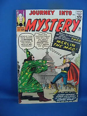 Buy Journey Into Mystery 96 F+ Thor Marvel 1963 • 160.74£