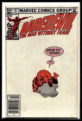 Buy 1982 Daredevil #187 Newsstand Marvel Comic • 11.85£