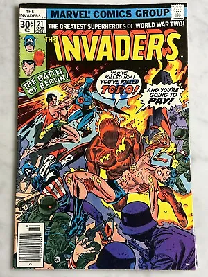 Buy Invaders #21 VF 8.0 - Buy 3 For Free Shipping! (Marvel, 1977) AF • 5.96£