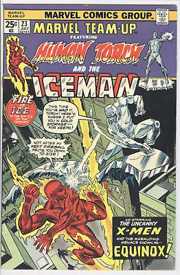 Buy HUMAN TORCH AND THE ICEMAN #23 MARVEL Featuring The Uncanny X-men G/VG Or Better • 2.20£