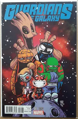 Buy Guardians Of The Galaxy #1 (2015) Skottie Young Variant Cover • 20£