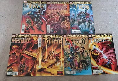 Buy Everything Burns 1-6 And Prologue Thor 18-21 And Journey Into Mystery 642-644 • 19.99£