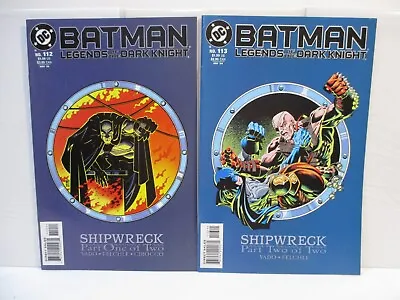 Buy Batman Legends Of The Dark Knight #112, 113 Shipwreck - DC Comics 1998 • 8.02£