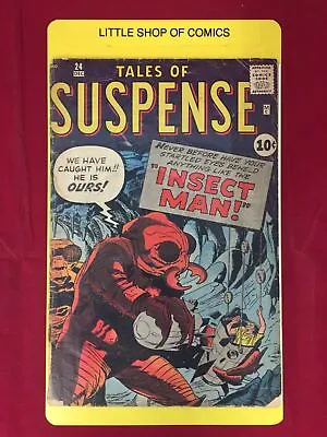 Buy Tales Of Suspense #24 See Photos Stan Lee Lieber Kirby 1st Insect Man • 71.15£