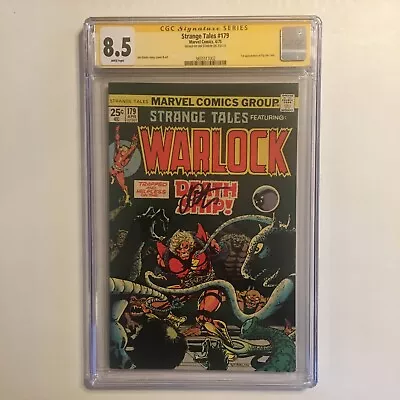 Buy Strange Tales #179 Marvel 1975 CGC 8.5 Signed By Jim Starlin First Pip The Troll • 199.87£