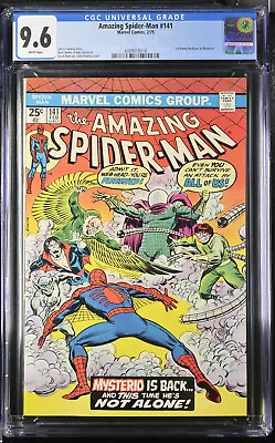 Buy Amazing Spider-man #141 (1975) - Cgc Grade 9.6 - 1st App Of Mysterio Berkhart! • 222.42£