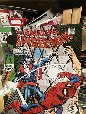 Buy AMAZING SPIDER-MAN #101 Vs MORBIUS Rare Promotional Poster 36 X 24 MARVEL COMICS • 10.30£