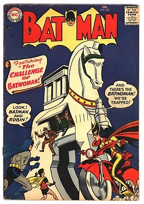 Buy * BATMAN #105 (1957) Second BATWOMAN Appearance! Classic! Fine 6.0 * • 562.95£