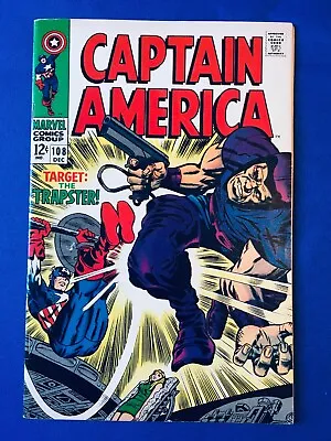 Buy Captain America #108 VFN (8.0) MARVEL ( Vol 1 1968) Kirby (C) • 42£