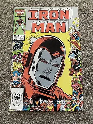 Buy 1986 Iron Man #212 25th Anniversary Edition Copper Age VF • 3.96£