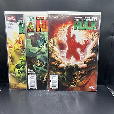 Buy INCREDIBLE HULK  #600 604 & 620 Marvel 2009 Loeb/McGuiness  ROSS Cover (A43)(27) • 12.86£