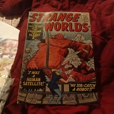 Buy Strange Worlds Comics #3 Jack Kirby Monster Cover Ditko 1959 Silver Age Horror • 126.86£