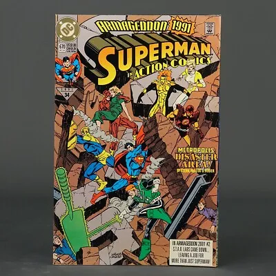 Buy ACTION COMICS #670 Superman DC Comics 1991 (CA) Jurgens + McLeod 230228A • 2.95£