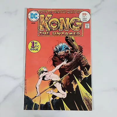Buy KONG THE UNTAMED #1 1975 70s DC Comics BERNIE WRIGHTSON Cover Alfredo Alcala Art • 7.16£