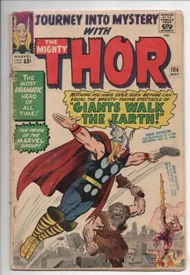Buy JOURNEY INTO MYSTERY #104, GD, Thor, 1964, 2nd Enchantress Marvel Jack Kirby  • 31.77£