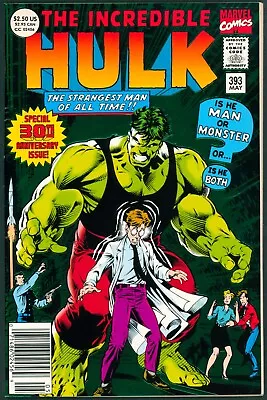 Buy Incredible Hulk 393 VF/NM 9.0 Marvel 1992 • 7.08£
