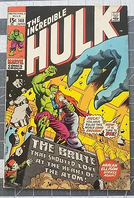 Buy Incredible Hulk #140 (Marvel, 1971) 1st Appearance Of Jarella VG • 11.91£