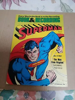 Buy Superman Pr-33 Record Bok (Without Record) • 8.50£