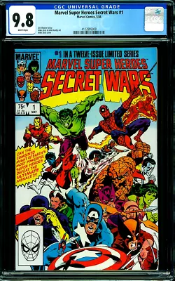 Buy Marvel Super Heroes Secret Wars 1 2 3 4 5 6 7 9 10 11 12 Cgc 9.8 Spiderman Venom • 1,550.19£