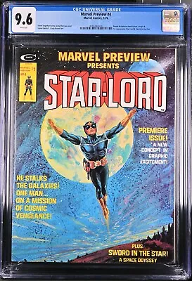 Buy 🔥Marvel Preview #4 CGC 9.6 (W) 1st Appearance Of Star-Lord & Sword In The Star • 1,117.73£