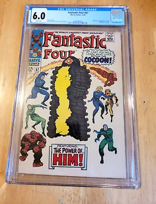 Buy Fantastic Four #67 *cgc 6.0 White Pages 1967 * Origin & 1st App Of Him (warlock) • 138.03£