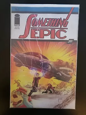 Buy Something Epic #1 Rare 2nd Printing Action Comics Homage - Image • 5.95£