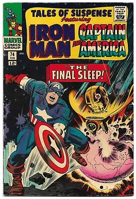 Buy Tales Of Suspense #74 (Marvel 1966) ** Captain America ** Iron Man ** Fine ** • 32.27£