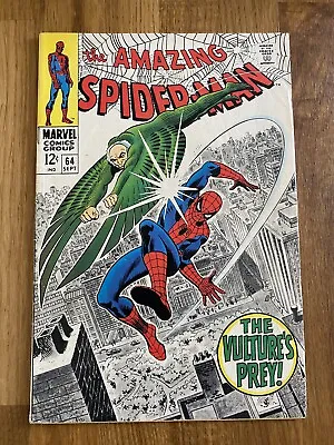 Buy The Amazing Spider-Man #64 - MARVEL COMUCS - 1968 • 59.50£