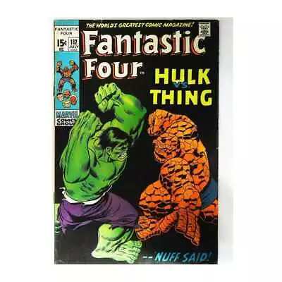 Buy Fantastic Four (1961 Series) #112 In Fine Minus Condition. Marvel Comics [i| • 220.50£