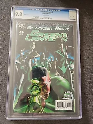 Buy CGC Graded 9.8 Blackest Night Green Lantern #49 • 30£