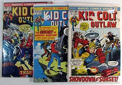 Buy Kid Colt Outlaw Lot Of 3 #189,176,165 Marvel Comics (1972) 1st Print Comic Books • 15.12£