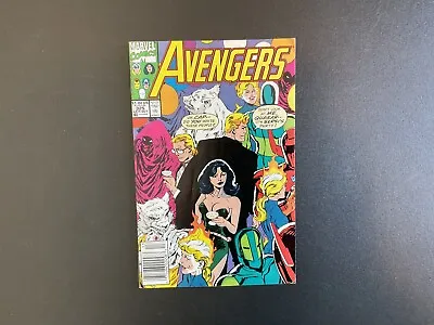 Buy Avengers #325 Signed By Captain America To Hope  (Marvel 1990) • 4.28£