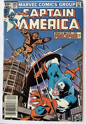 Buy Captain America #285 • KEY Death Of Patriot! Nomad Vs Porcupine! FVF See Pics • 2.40£