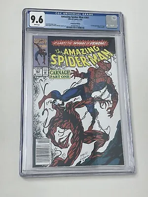 Buy Marvel Comics Amazing Spider-Man 361 CGC 9.6 Newsstand 1st App Carnage • 324.37£