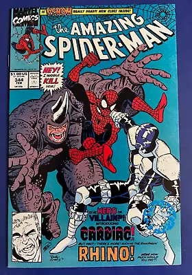 Buy Amazing Spider-Man #344 Comic Book 1st App Cletus Kasady & Cardiac 1991 VF/NM • 15.84£