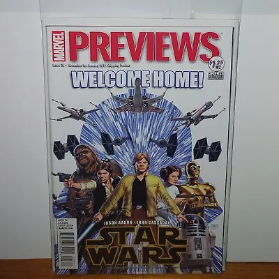 Buy Marvel Previews #28 Star Wars Marvel Comics 2015 • 2.99£