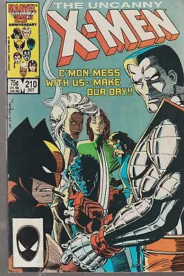 Buy Marvel Comics Uncanny X-men #210 (1986) 1st Print F • 7.95£