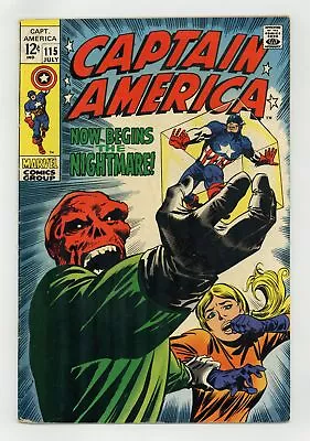 Buy Captain America #115 VG 4.0 1969 • 25.30£
